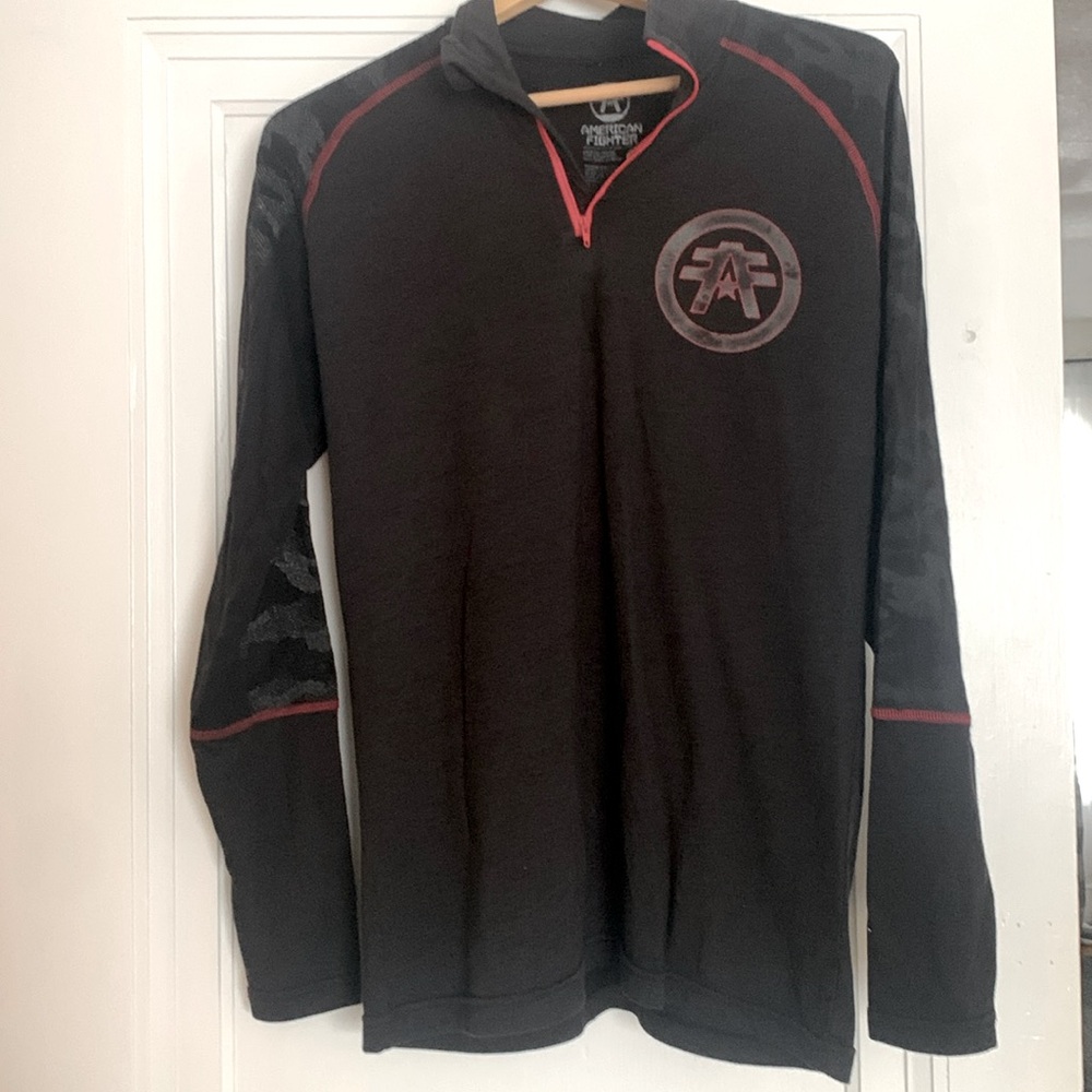AMERICAN FIGHTER Men's Pullover half zip top